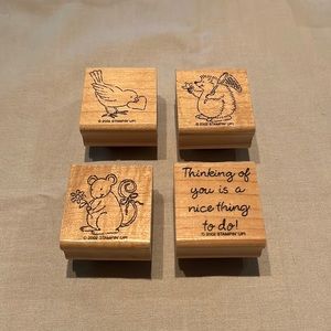 Stampin’ UP stamp set “Cute critters”.
